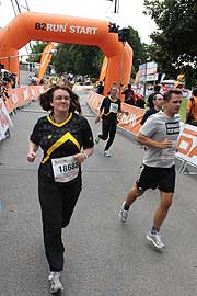 auch Bürgermeisterin Christine Stroble war 2012 mit am Start für die städtische Mannschaft (©Fto:Martin Schmitz)